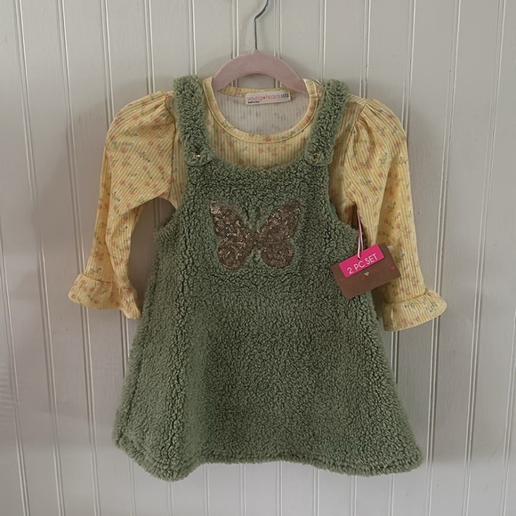 New! Young Hearts Romper, Onesie and Headband sz 18 mos - Picture 4 of 9